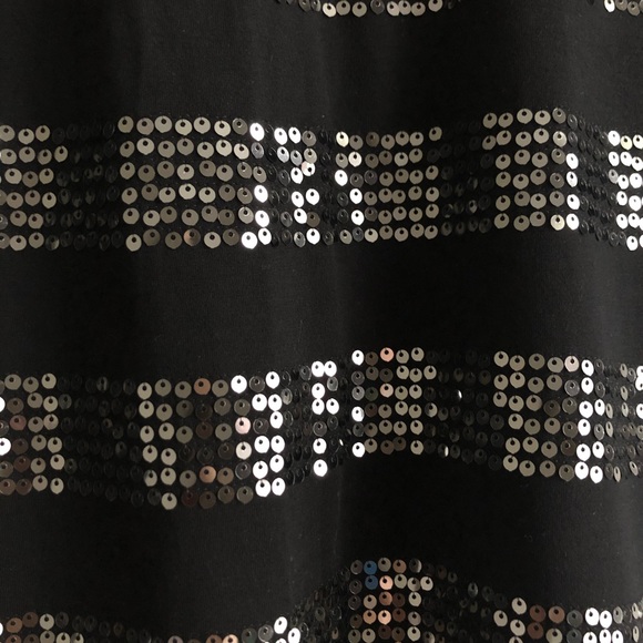 Black Sparkly Top - Picture 3 of 6